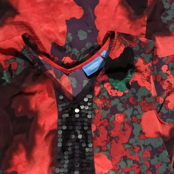 Simply vera Vera Wang hi low dress sz medium *3 - Picture 3 of 4